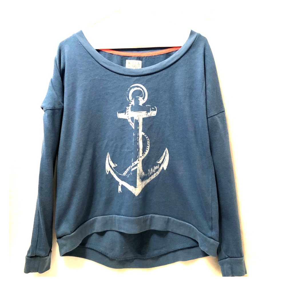 Billabong Blue Sweatshirt Size L